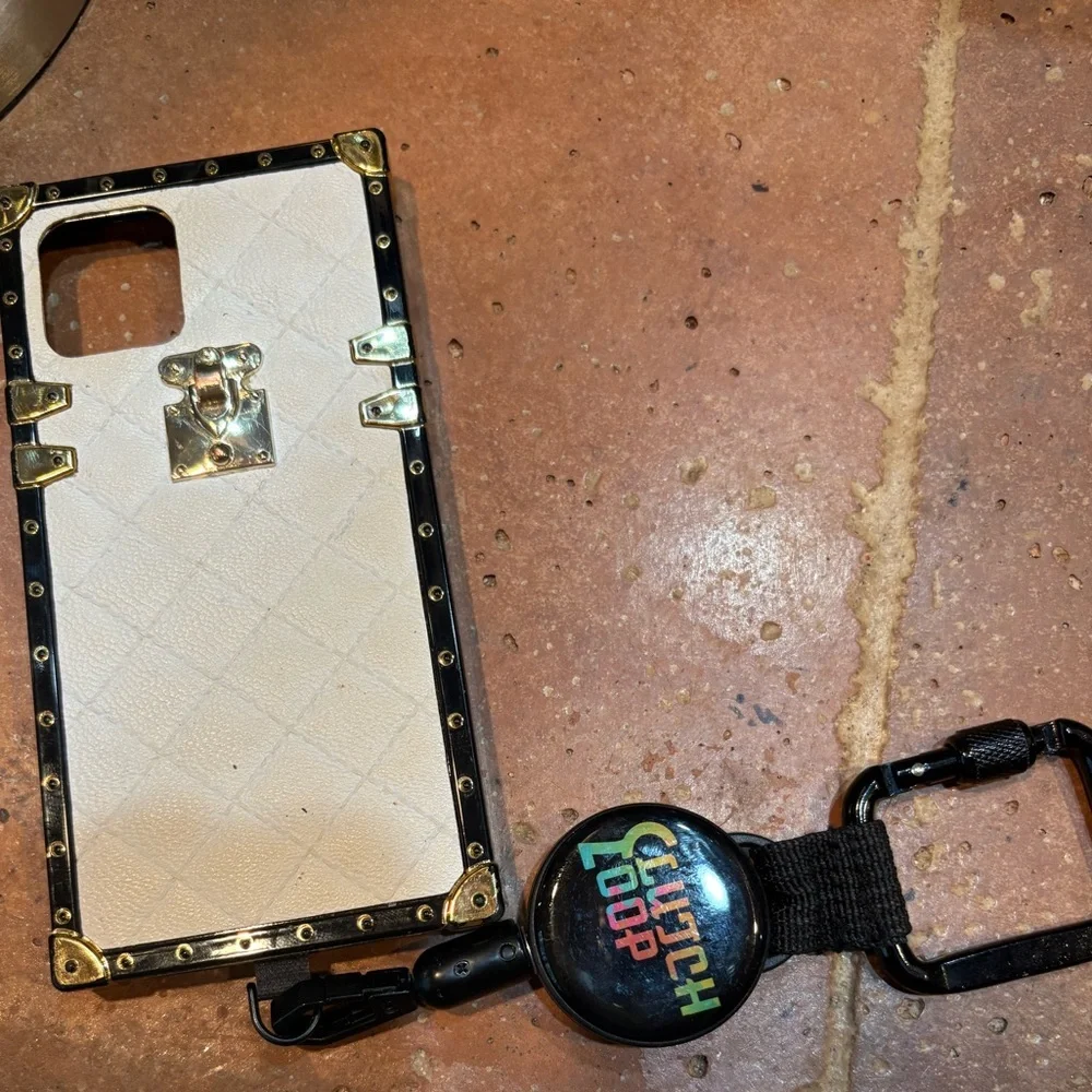 iPhone 12 trunk case with clutch loop